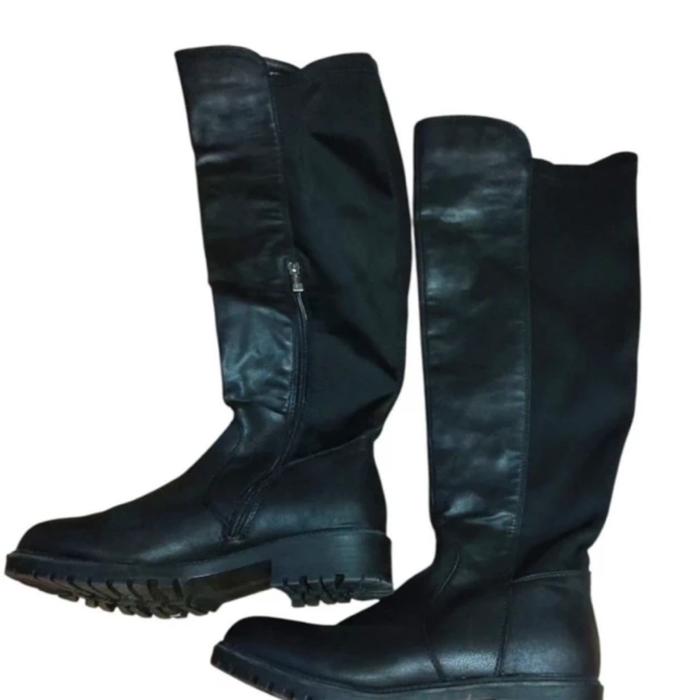 Wanted Black Over the Knee Boots